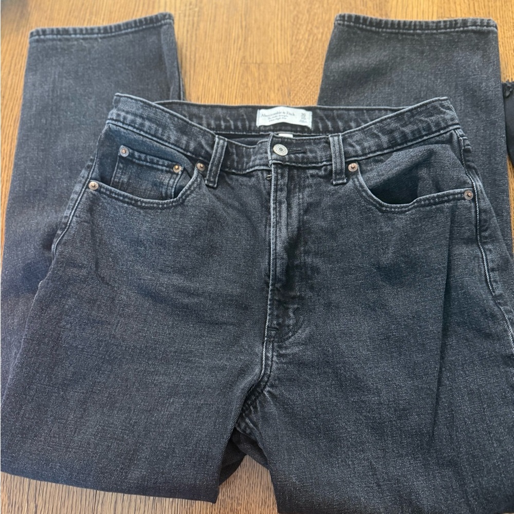 Abercrombie & Fitch Women's Ankle Jeans - Black